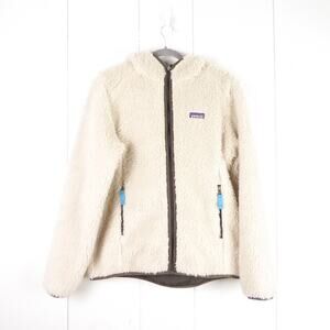 Patagonia Cream Sherpa Fleece Full-Zip Jacket